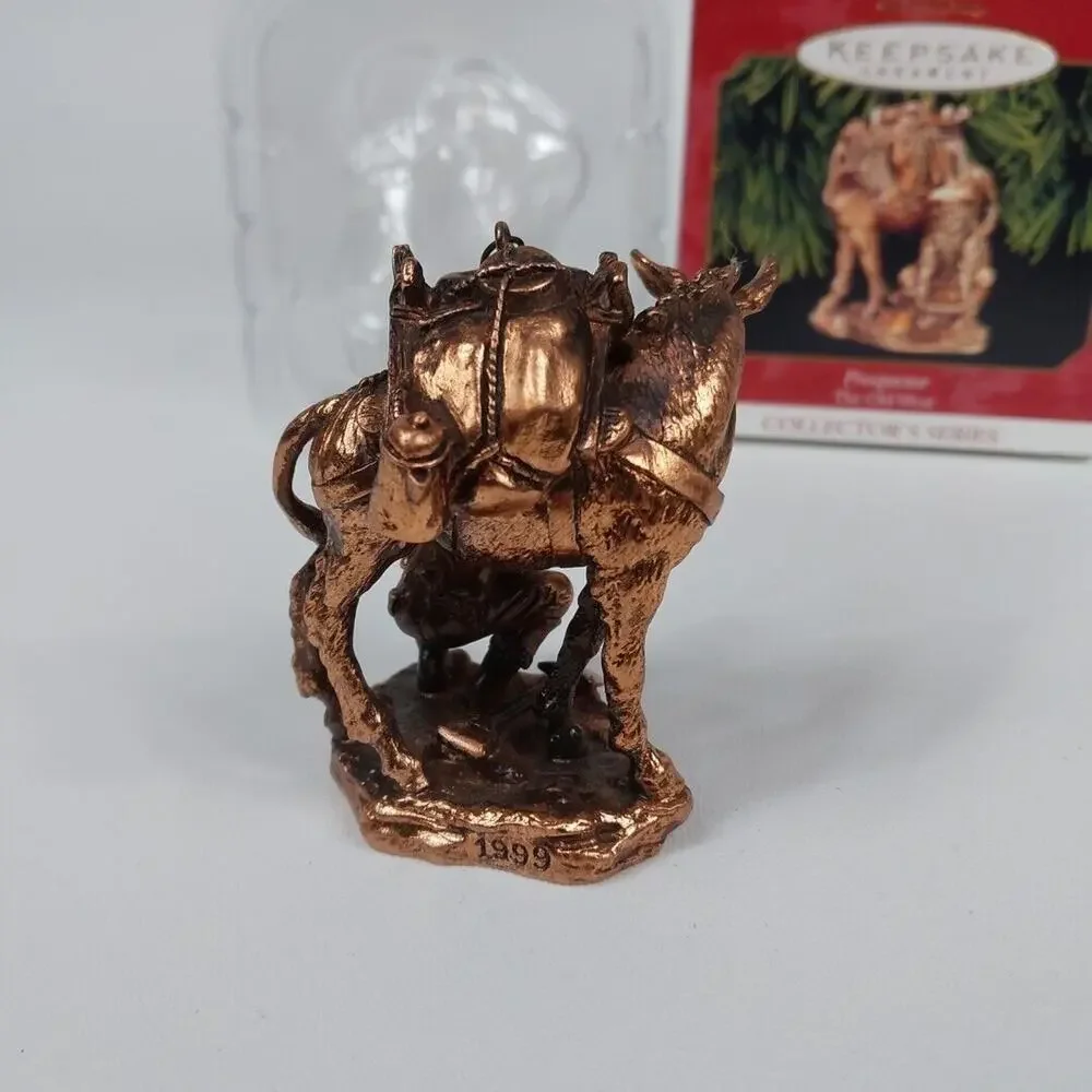 Hallmark Ornament The Old West‎ Prospector ~ Gold Mining 2nd 2 in Series 1999